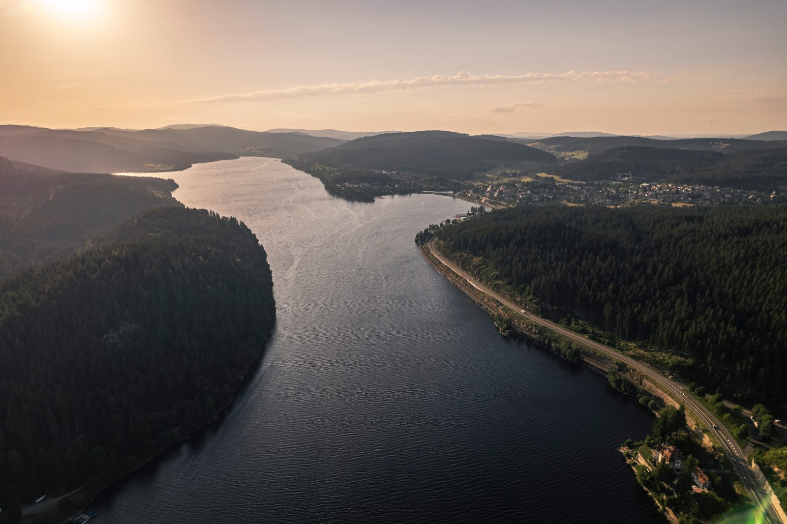 Schluchsee im Hochschwarzwald